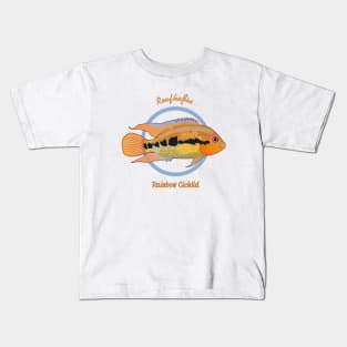 Rainbow Cichlid Kids T-Shirt